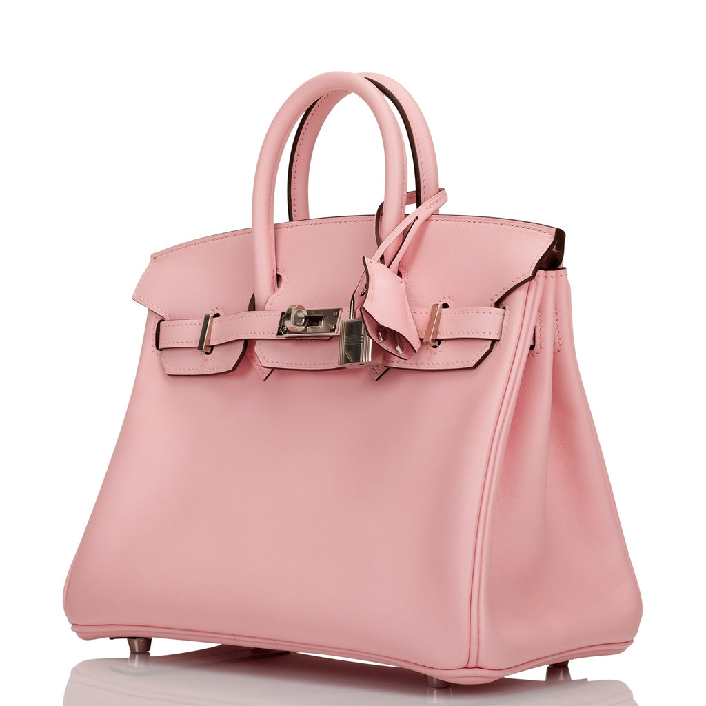 Hermes Birkin 25 Rose Sakura Swift Palladium Hardware – Madison Avenue  Couture