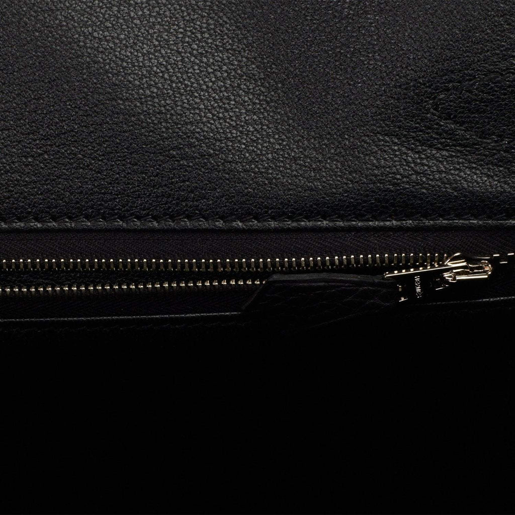 Hermès Birkin 30 Noir (Black) Togo Palladium Hardware PHW — The