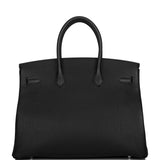 Hermes Birkin 35 Black Togo Palladium Hardware