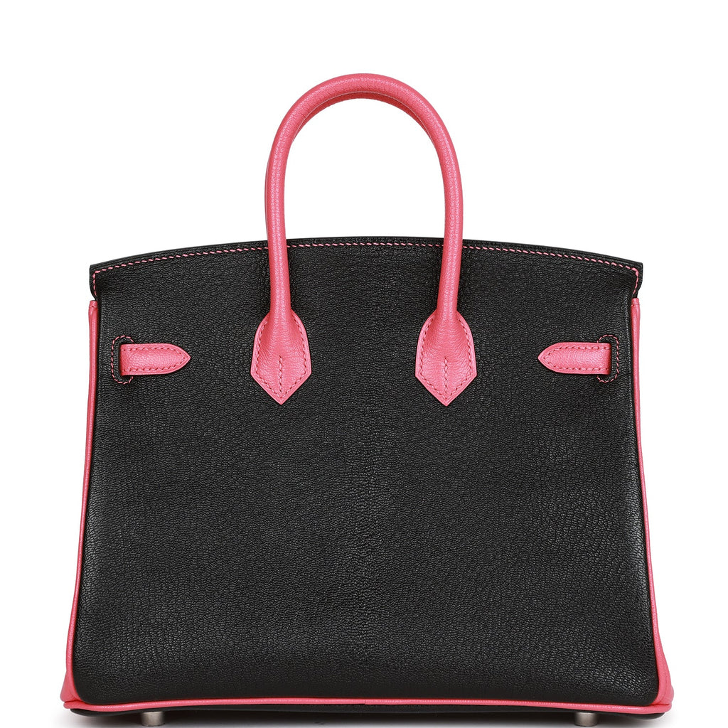 Hermes Birkin 25cm Chevre Gris T & 3Q pink Gold Hardware Full Handmade -  lushenticbags