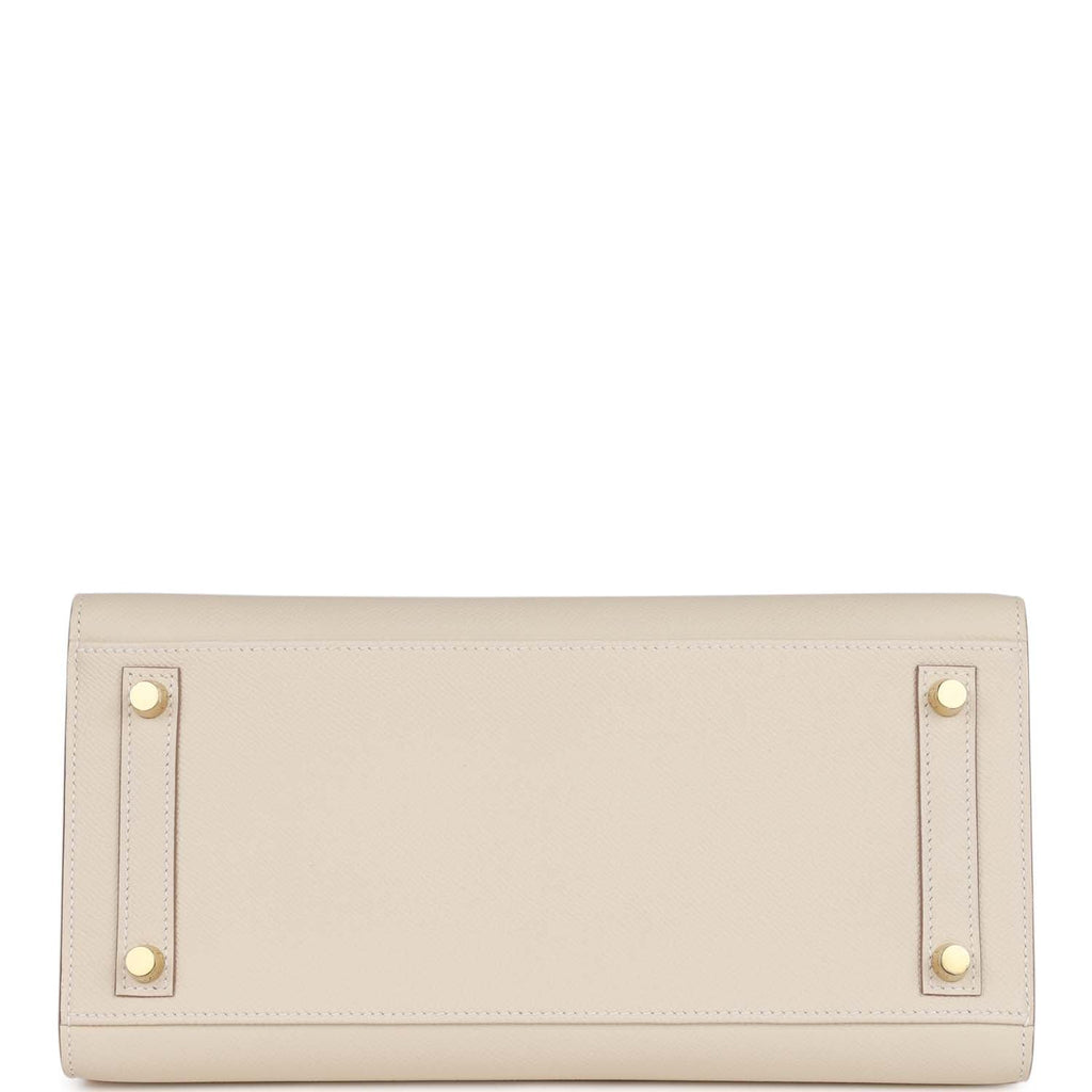 Hermès Hermès Birkin 30 Epsom Leather Handbag-Craie Gold Hardware (Top  Handle)