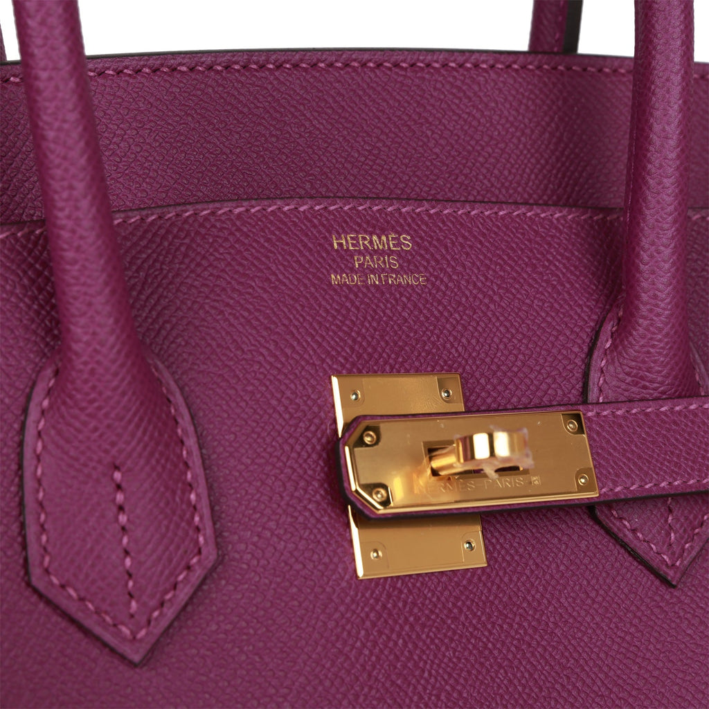 Hermès Birkin 35 Blue Indigo Contour Rouge H Epsom Gold Hardware