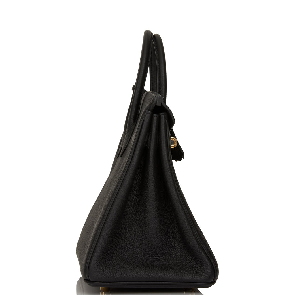 Hermès Birkin 25 Black Togo Gold Hardware – Tailored Styling