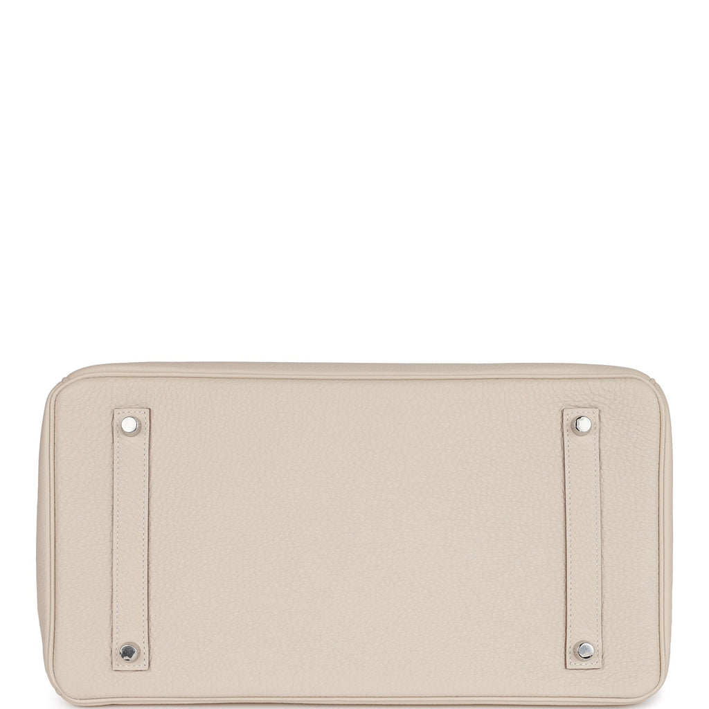 Hermès 30cm Birkin Craie Togo Palladium Hardware – Privé Porter