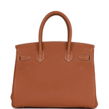 Hermes Birkin 30 Gold Togo Gold Hardware