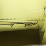 Hermès Birkin 25 Jaune Ambre Alligator Mississippi Matte Gold Hardware GHW