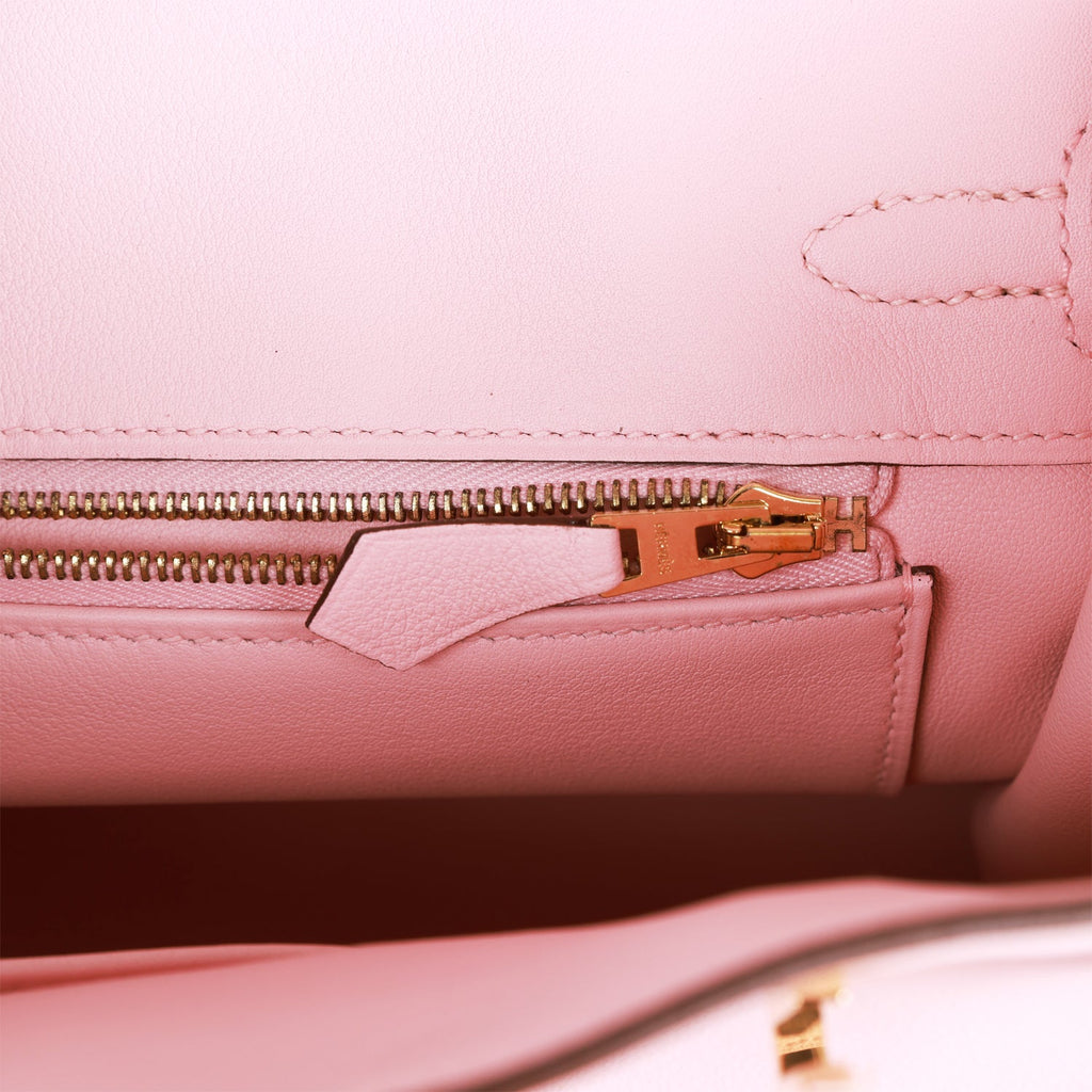 Hermès Birkin 25 Rose Sakura Swift with Gold Hardware
