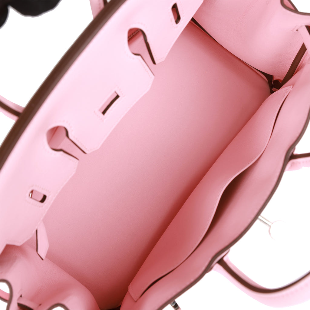 Hermes Rose Sakura 3Q Pink Swift Palladium Hardware Birkin 25 Handbag Bag –  MAISON de LUXE