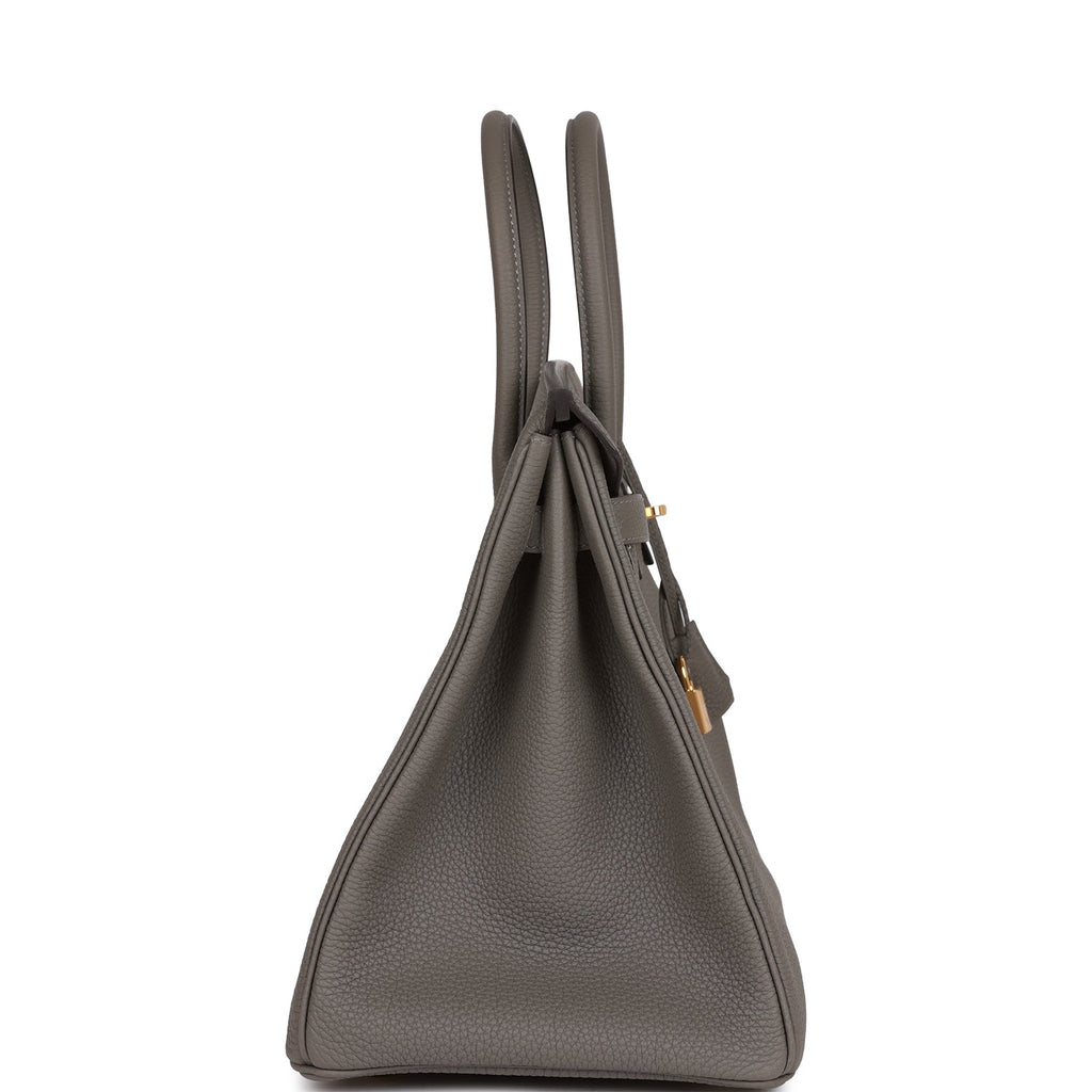 Hermes Birkin 35 Gris Meyer Togo Palladium hardware – Madison Avenue Couture