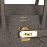 Hermès Birkin 35 Gris Meyer Togo Palladium Hardware