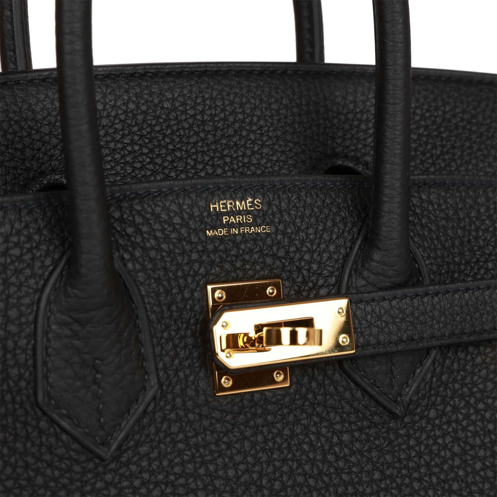 Pre-owned Hermes Birkin 25 Bleu France Togo Gold Hardware – Madison Avenue  Couture