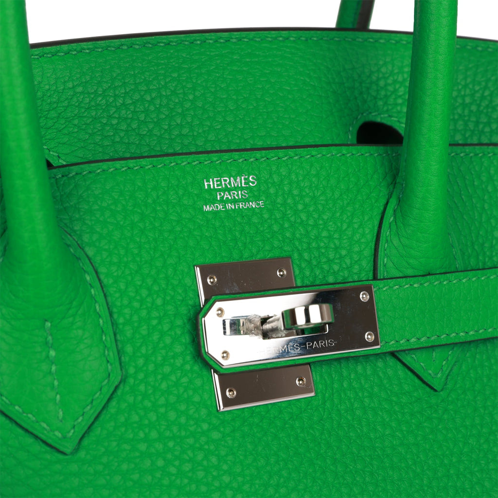 2016 Hermès Sage Clemence Leather Birkin 30cm at 1stDibs  sage green  birkin, hermes sage, does hermes bag have serial number