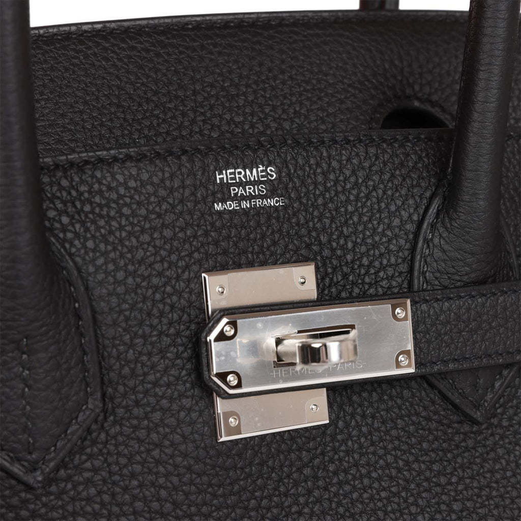 Hermes Birkin 30 Black Matte Alligator & Togo Touch Palladium Hardware –  Madison Avenue Couture