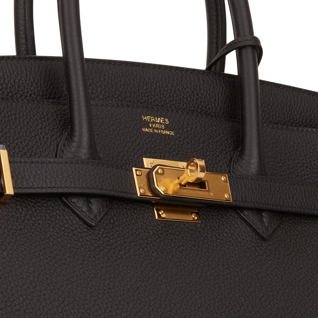 Hermès Black Birkin 35cm of Togo Leather with Gold Hardware