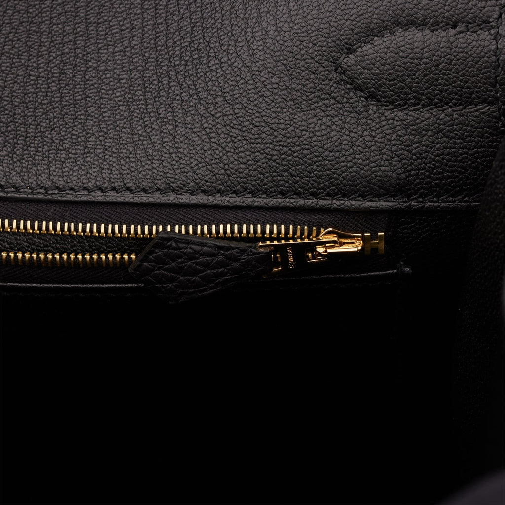 Hermès Birkin 35 Noir (Black) Togo Gold Hardware GHW — The French