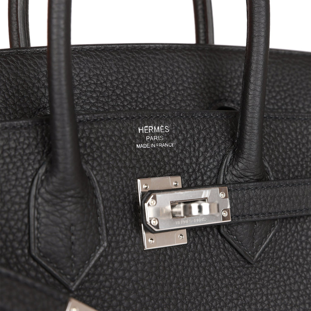 Hermès 25cm Birkin Black Togo Palladium Hardware – Privé Porter
