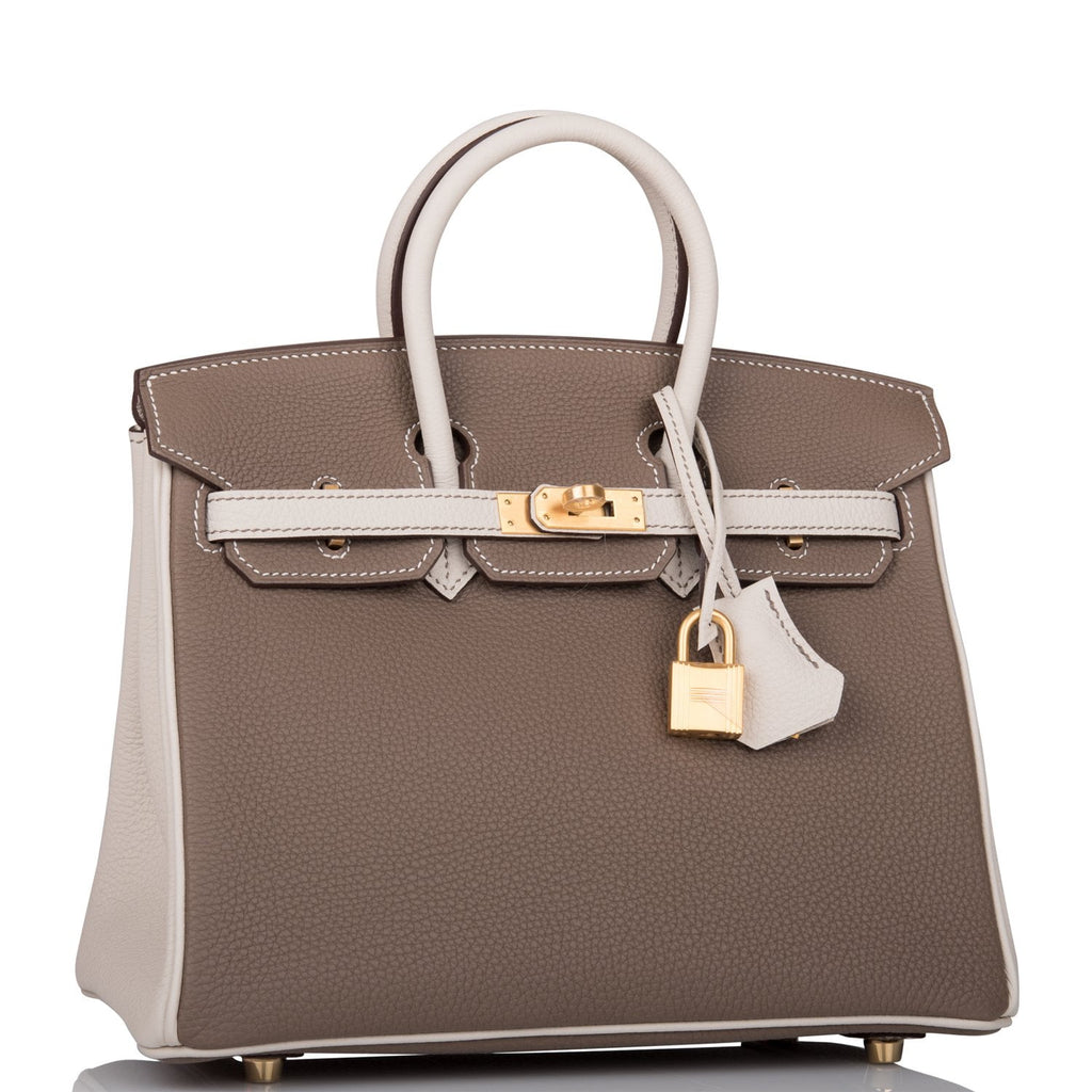 HERMÈS Birkin 25 handbag in Craie Jonathan leather with Gold hardware-Ginza  Xiaoma – Authentic Hermès Boutique