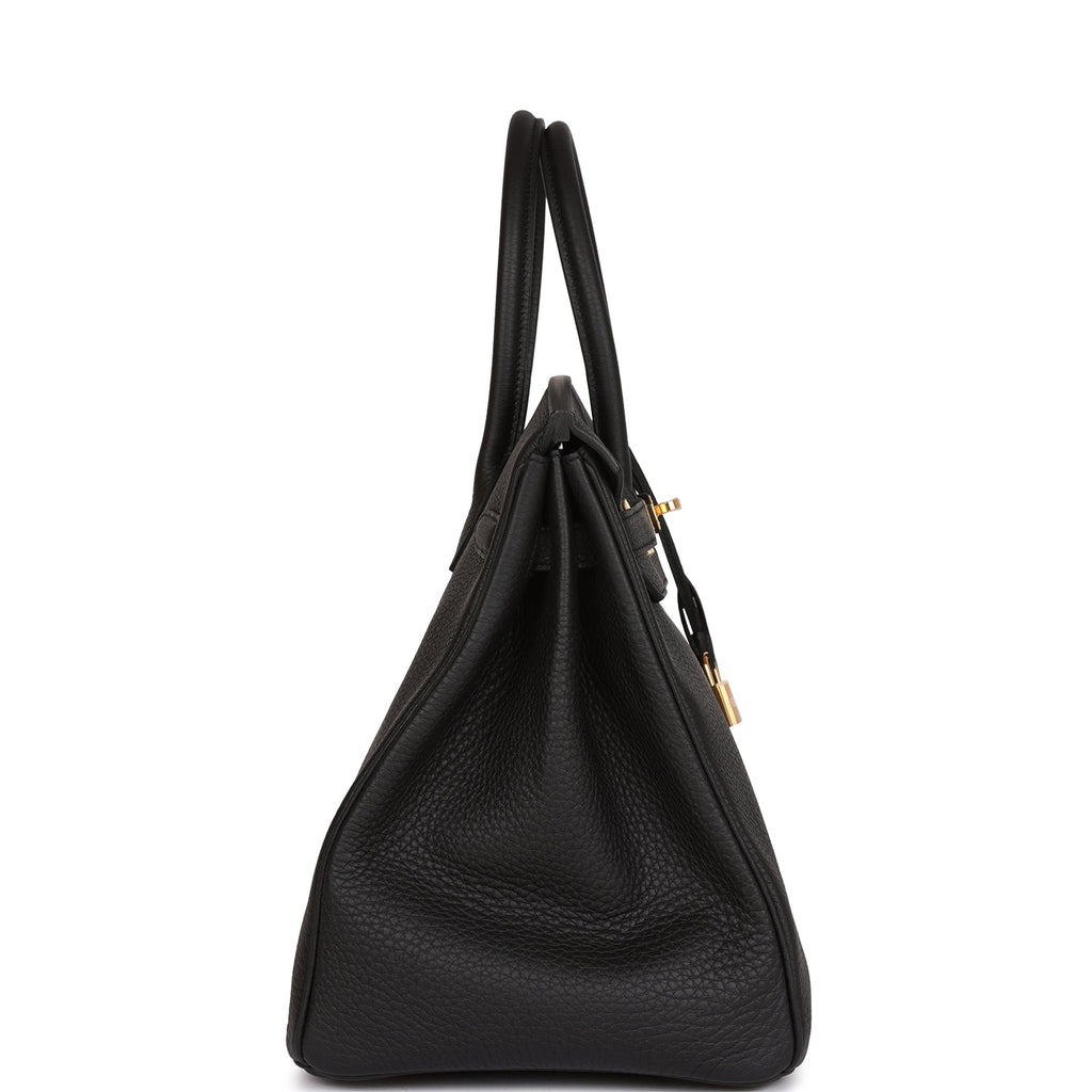 Hermes Kelly Handbag Black Togo with Gold Hardware 35 Black 20949825