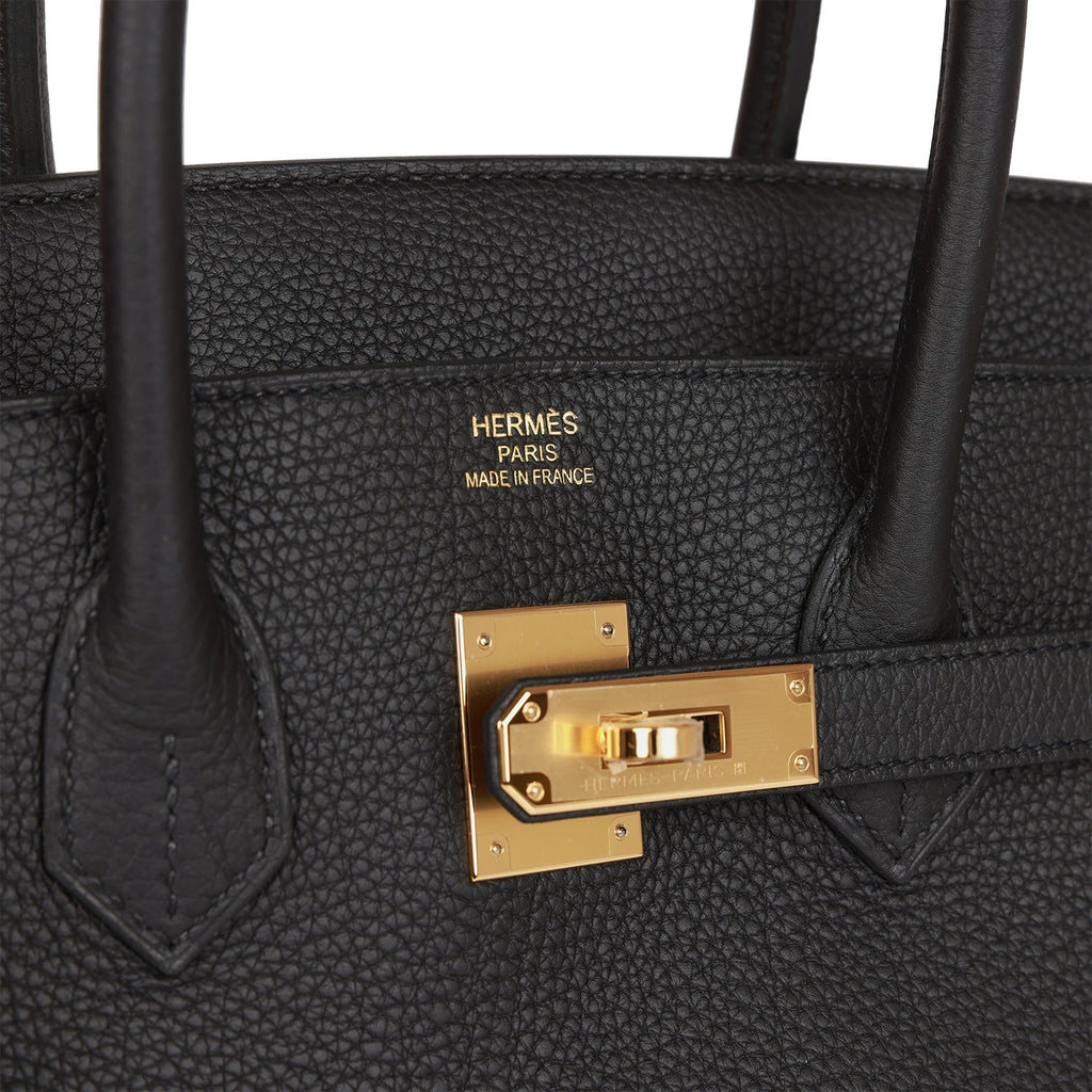 Hermes Birkin 35cm Bag Black Togo Gold Hardware Ultimate Classic