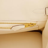 Hermes Birkin 25 Nata Swift Gold Hardware