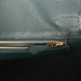 Hermes Birkin 30 Vert Fonce Matte Porosus Crocodile Gold Hardware – Madison  Avenue Couture