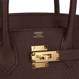 Hermes Birkin 30 Rouge Sellier Togo Gold Hardware