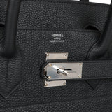 Hermès Birkin HAC 32 Black Box & Vibrato Leather Palladium Hardware