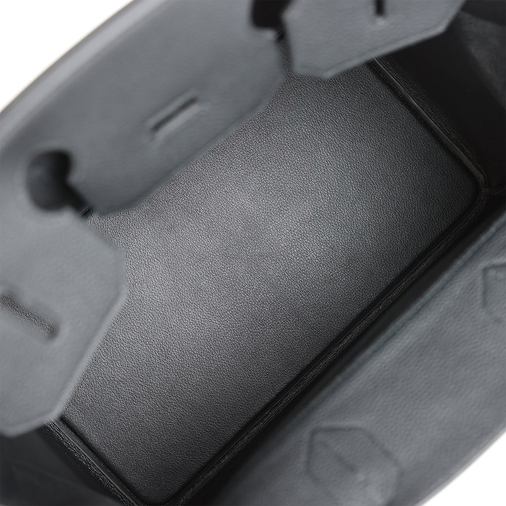 Hermès Cargo HAC Birkin 40 Black Box & Toile with Palladium Hardware