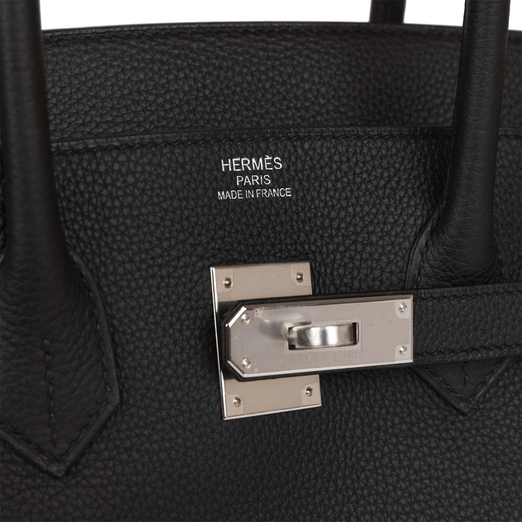 Hermès Birkin 35 Noir (Black) Togo Palladium Hardware PHW — The