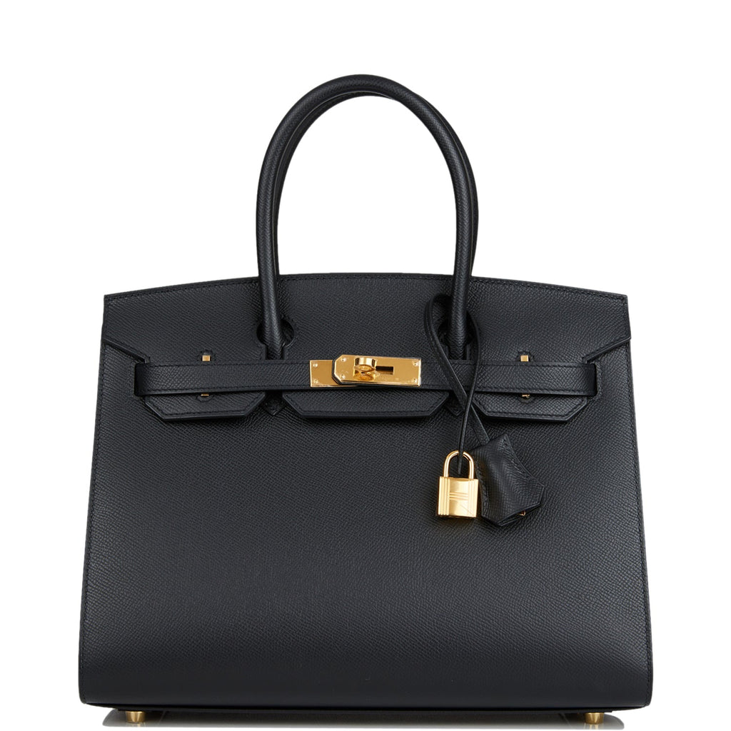 Hermès Birkin 30 HSS Craie With Black Epsom Sellier GHW Sellier
