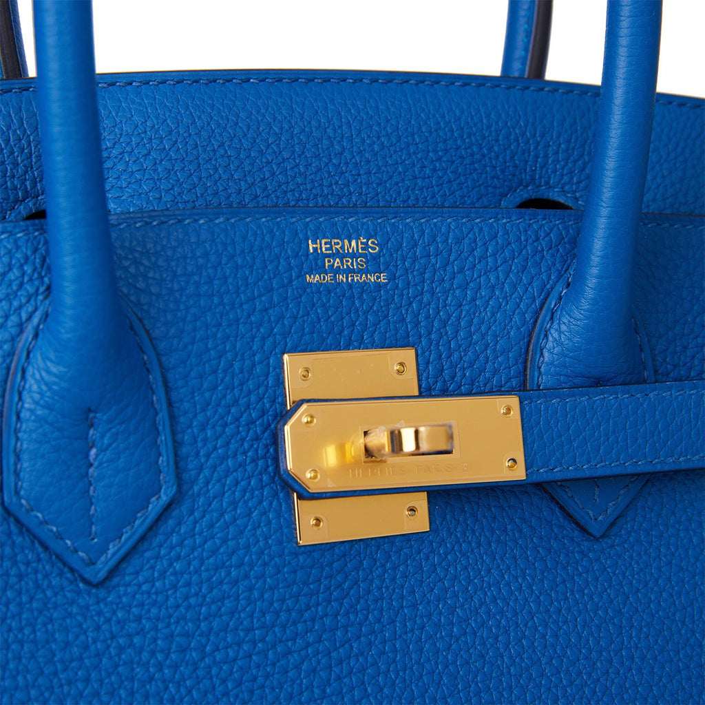 Hermès Birkin 30 Deep Blue Togo Palladium Hardware PHW — The French Hunter