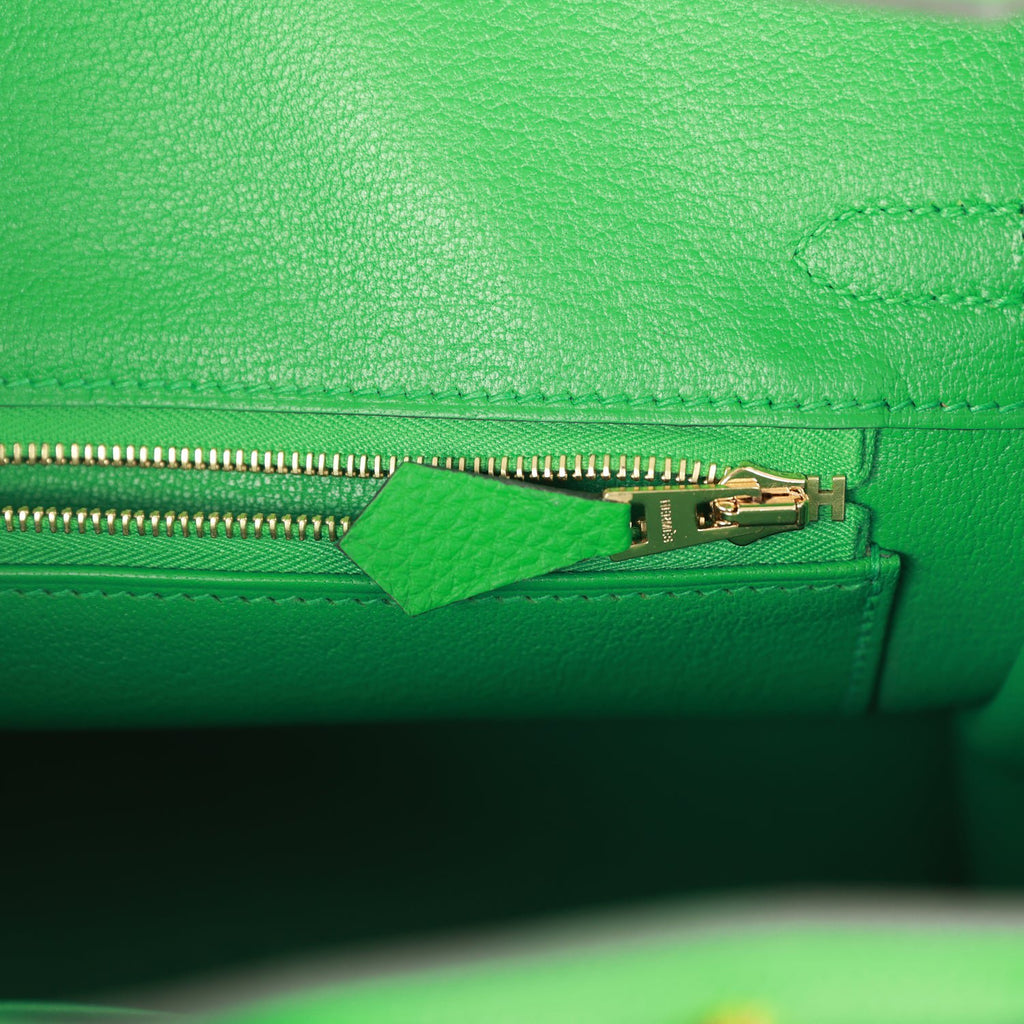 Hermès Birkin 25 Bambou (Bamboo) Green Togo with Gold Hardware - 2020, –  ZAK BAGS ©️