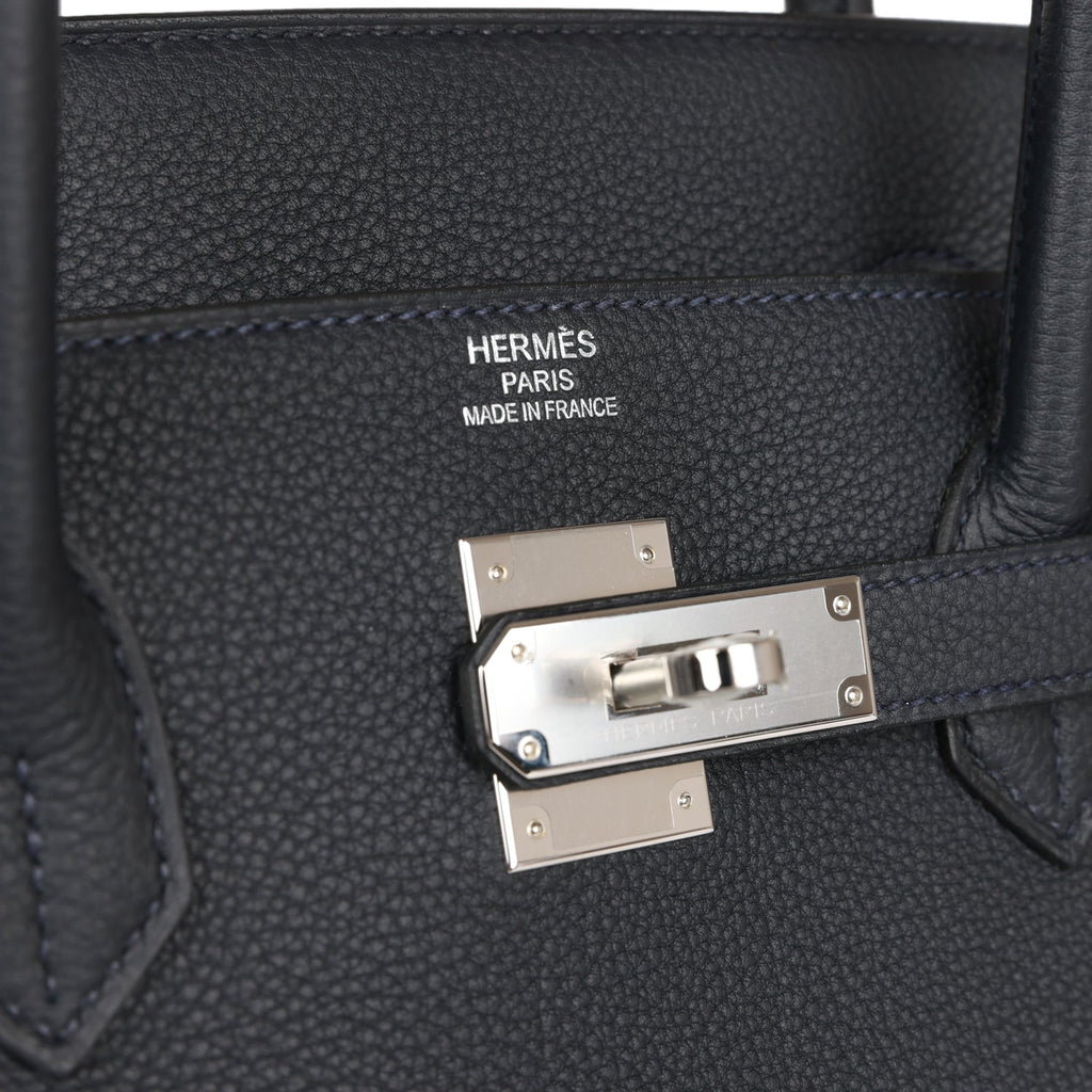 Hermes Birkin 40 Caban Togo Palladium Hardware
