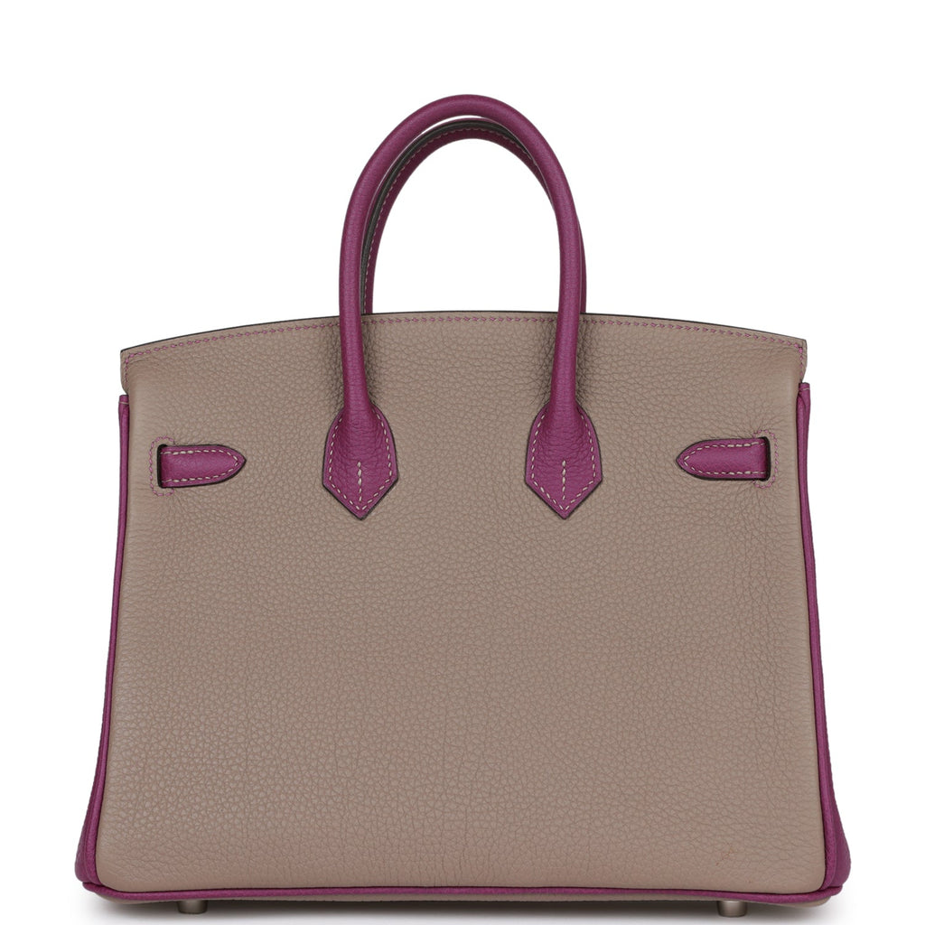 Hermes Birkin Handbag Purple Togo with Gold Hardware 25 Purple
