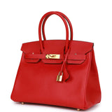Hermes Birkin 30 Rouge Casaque Candy Bag at 1stDibs