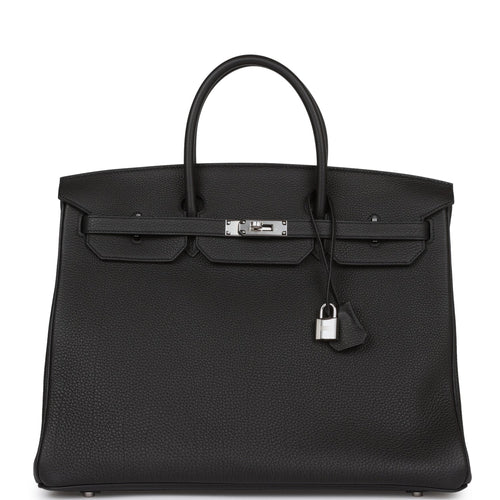 Hermes Birkin 40 Black Togo Palladium Hardware