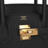 Hermès Birkin 30 Black Togo Gold Hardware