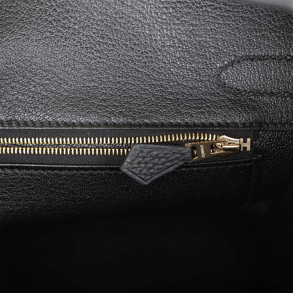 Hermès Birkin 30 Black Togo Gold Hardware