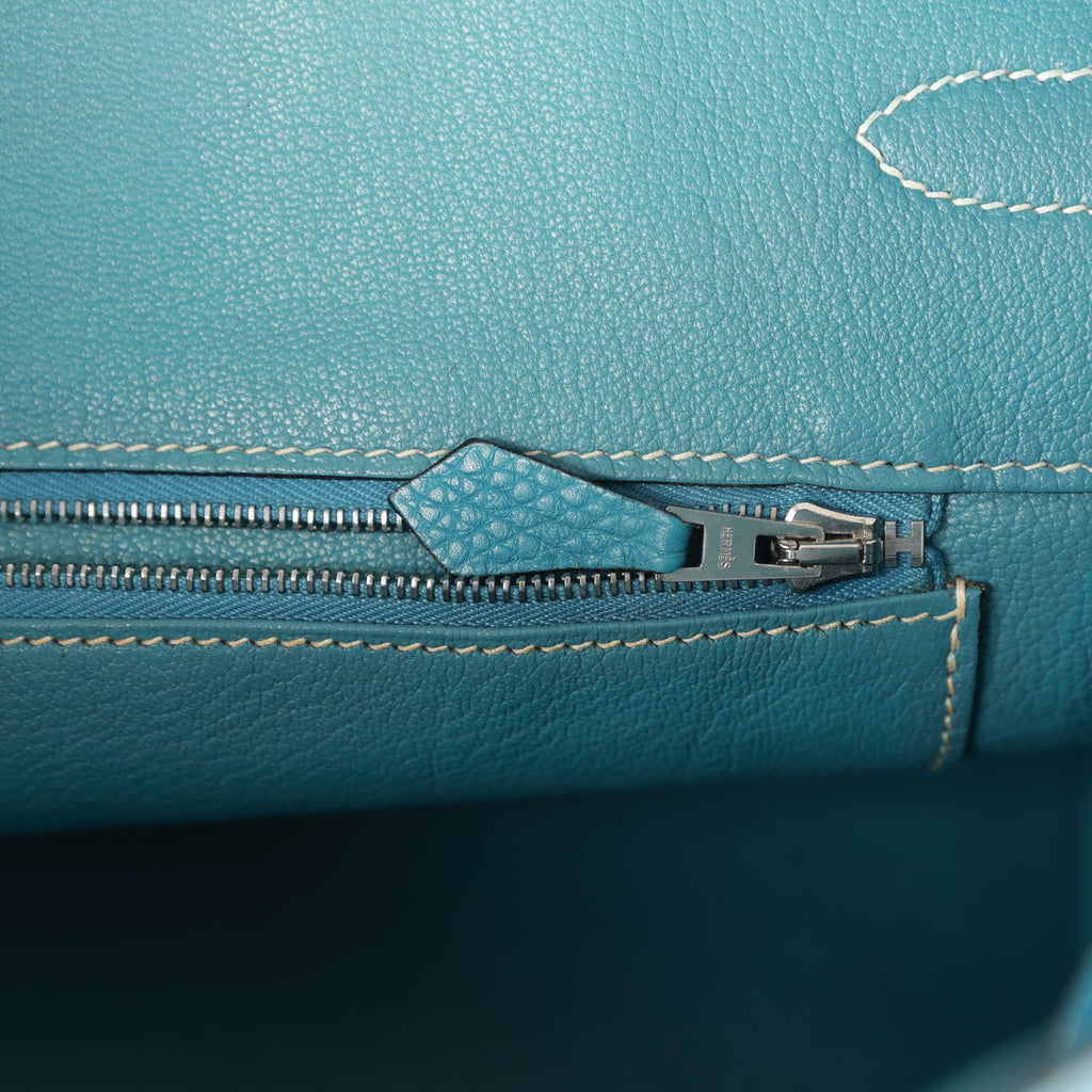 Hermès Blue Lin Togo Birkin 35 Palladium Hardware, 2012 Available For  Immediate Sale At Sotheby's