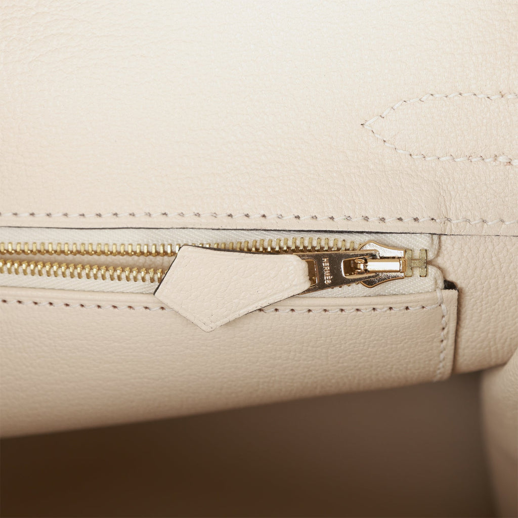 Hermès Birkin 30 HSS Lime Gris Tourterelle Chèvre Mysore with Brushed Gold  Hardware - Bags - Kabinet Privé