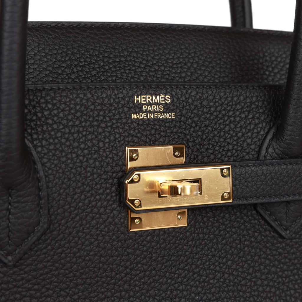 Hermes Birkin 40 Black Togo Gold Hardware – Madison Avenue Couture