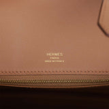 Hermes Birkin 25 Chamois and Alezan Grizzly and Swift Gold Hardware