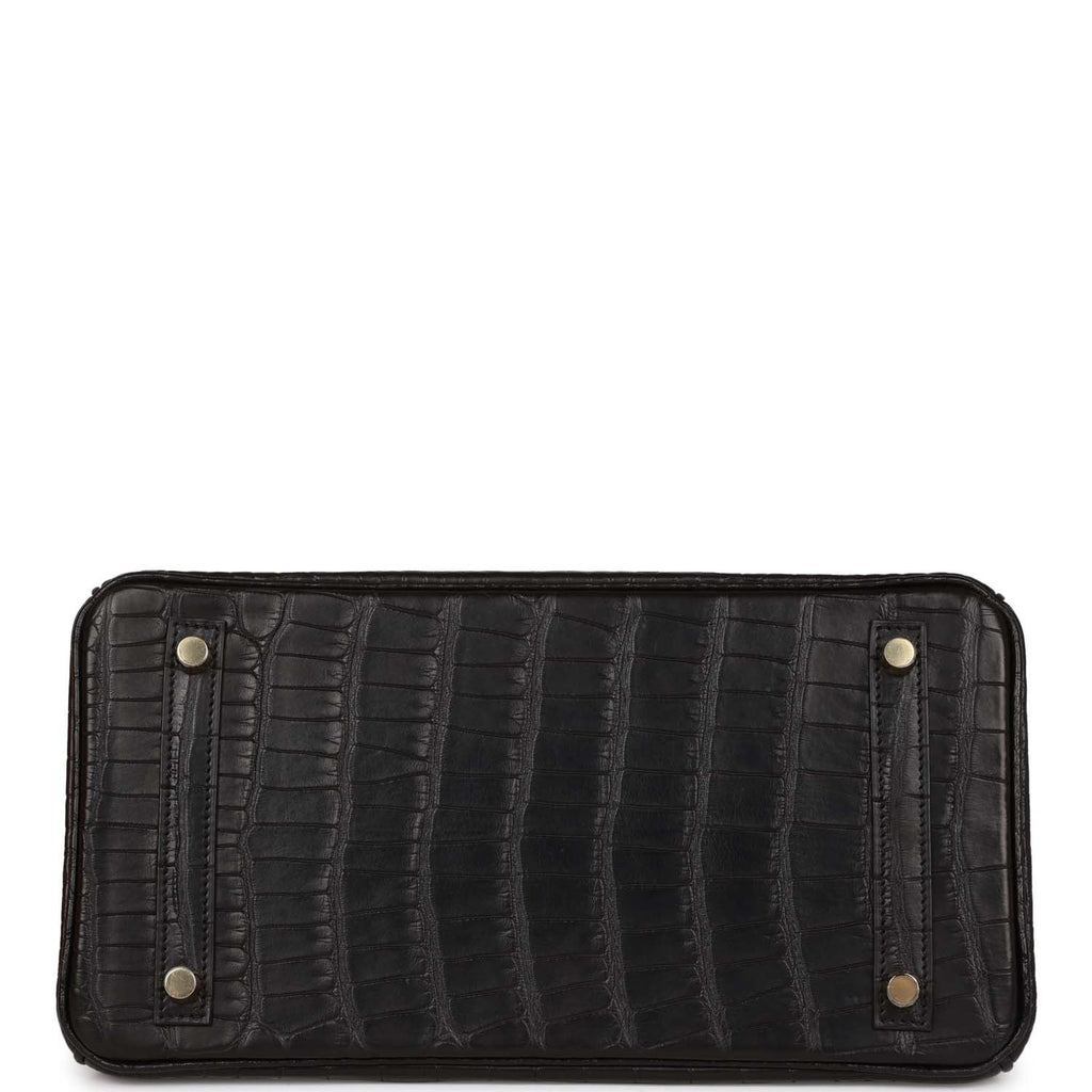 Hermès 30cm Birkin Black Matte Alligator Gold Hardware – Privé Porter