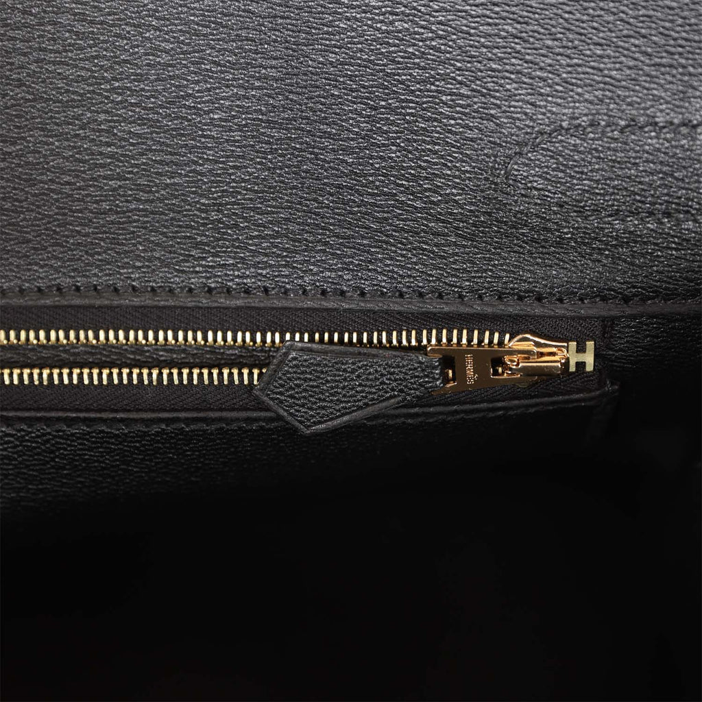 Hermes Birkin 30 Black Matte Alligator Gold Hardware – Madison Avenue  Couture