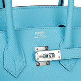 Hermes Birkin Sellier 25 Bleu Brume Epsom Palladium Hardware – Madison  Avenue Couture
