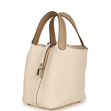 Hermes Picotin Lock 18 Trench Ostrich and Nata Clemence Touch Palladium Hardware - Thumbnail View 5
