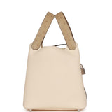 Hermes Picotin Lock 18 Trench Ostrich and Nata Clemence Touch Palladium Hardware - Thumbnail View 3