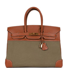 Hermès Birkin 35 cm Bag In Tan Leather PRISTINE CONDITION - Chelsea Vintage  Couture