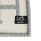 Hermes "Classic Avalon" Ecru and Gris Clair Blanket
