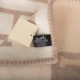 Hermes "Classic Avalon" Coco and Camomille Blanket